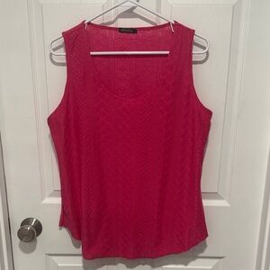 Fuchsia Sleeveless Tank Top